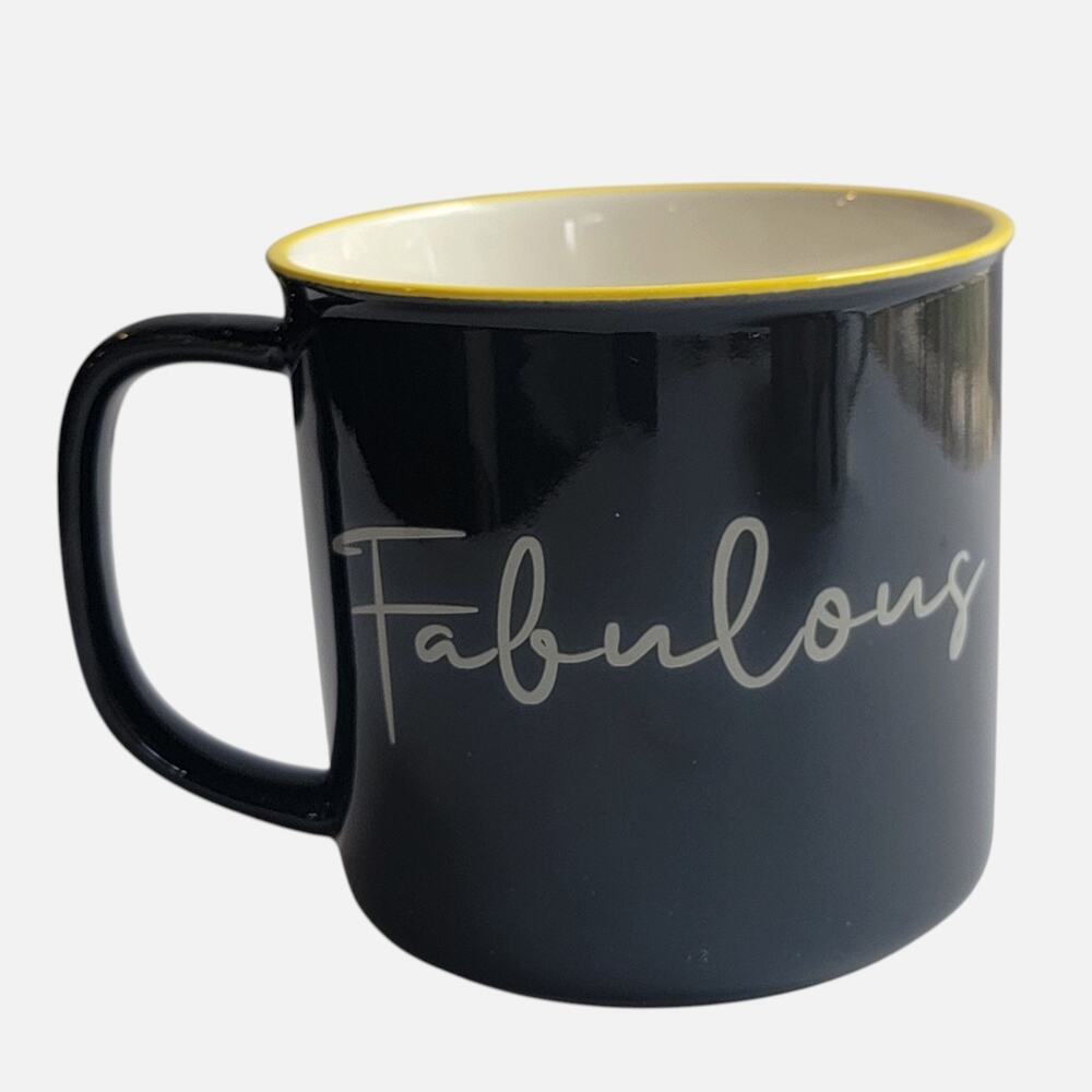 Welcome To Fabulous Las Vegas Coffee Mug Black Ceramic Medium Souvenir